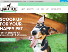 Tablet Screenshot of myloyalfriend.com